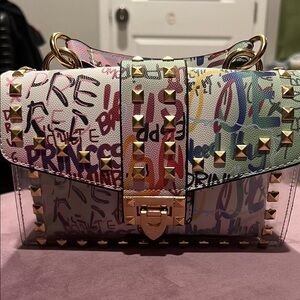Colorful Studded Women's Bag